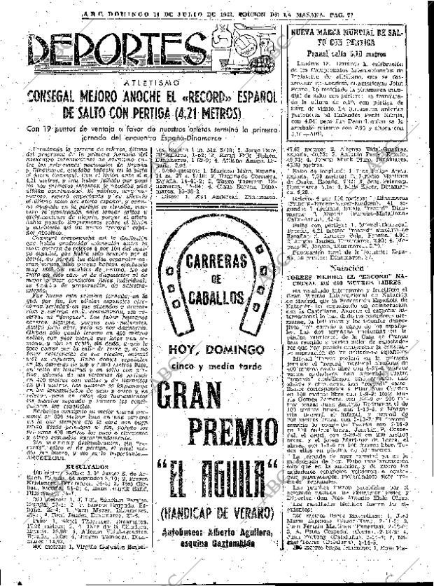 ABC MADRID 14-07-1963 página 77
