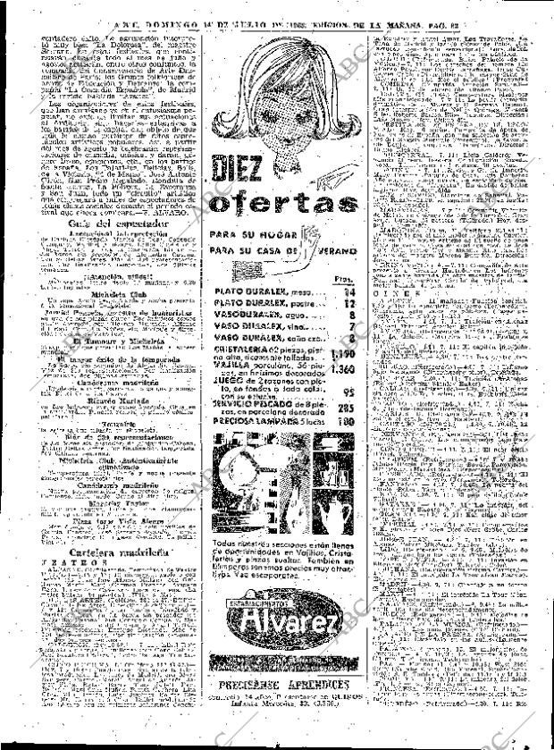 ABC MADRID 14-07-1963 página 82