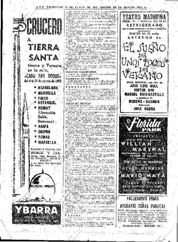 ABC MADRID 14-07-1963 página 84