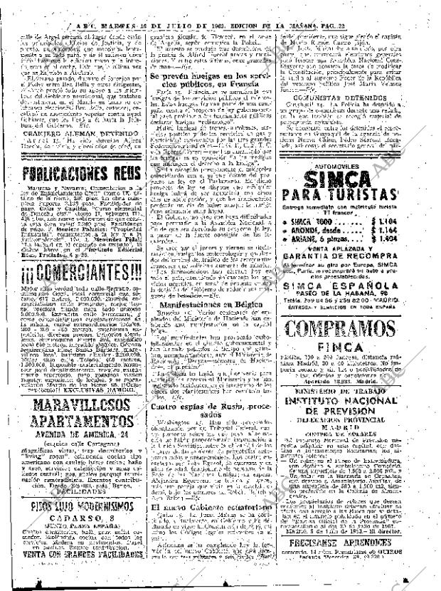 ABC MADRID 16-07-1963 página 32