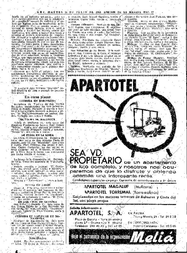 ABC MADRID 16-07-1963 página 47