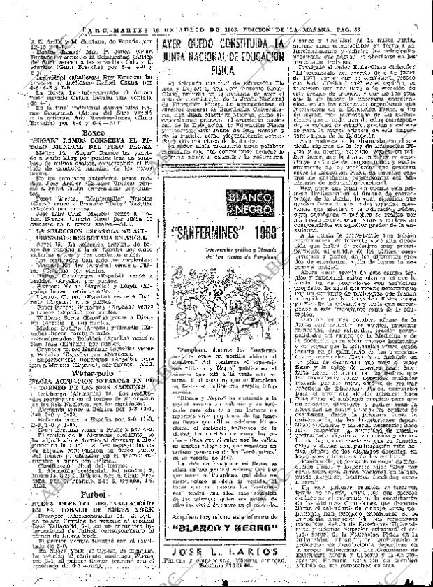 ABC MADRID 16-07-1963 página 53