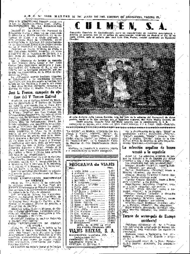 ABC SEVILLA 16-07-1963 página 51