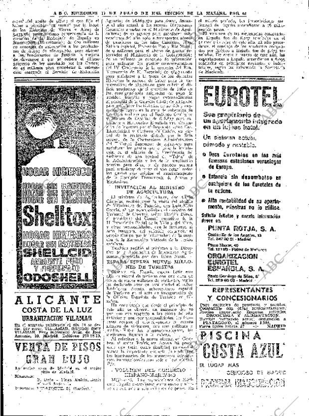 ABC MADRID 17-07-1963 página 42