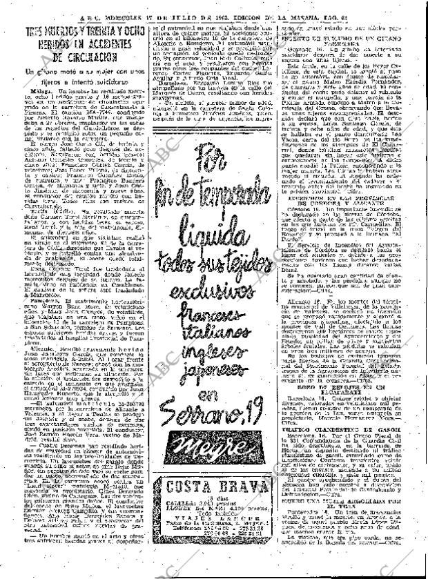 ABC MADRID 17-07-1963 página 43