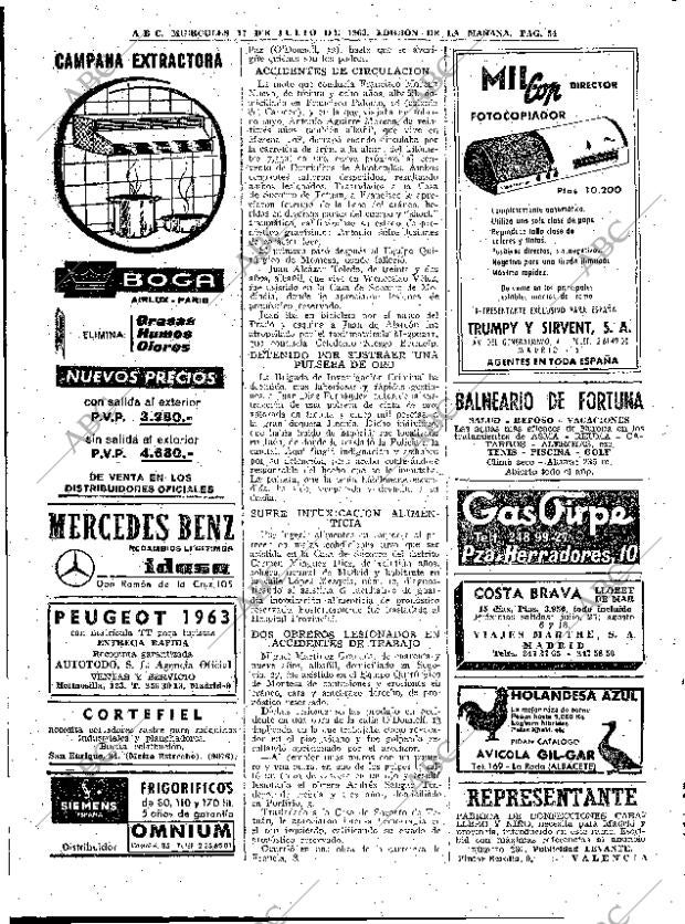 ABC MADRID 17-07-1963 página 54