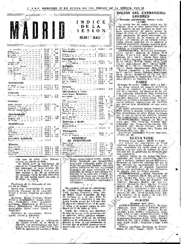 ABC MADRID 17-07-1963 página 59