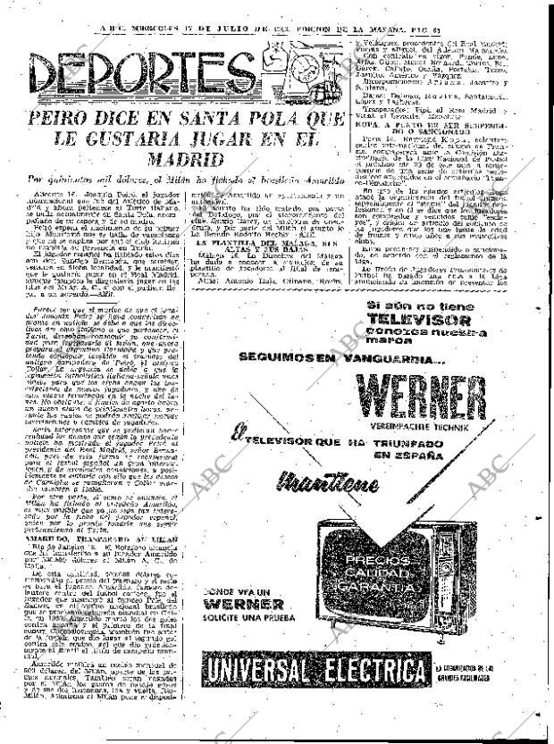 ABC MADRID 17-07-1963 página 61