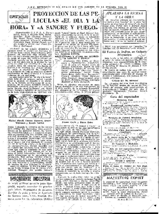 ABC MADRID 17-07-1963 página 65