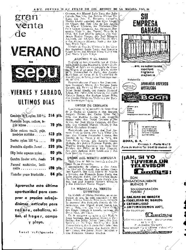 ABC MADRID 18-07-1963 página 40