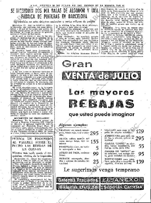 ABC MADRID 18-07-1963 página 41