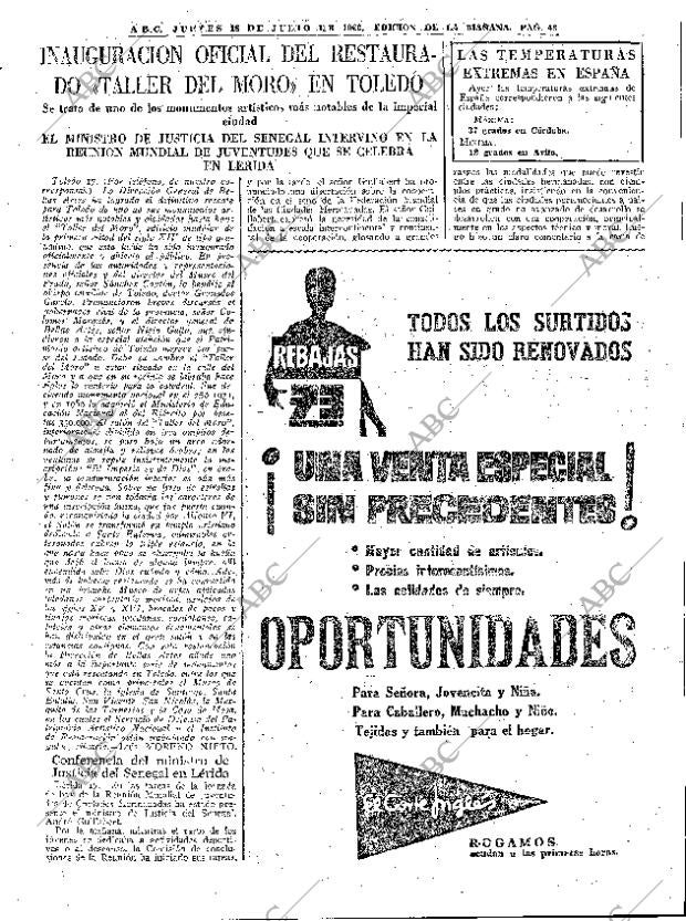 ABC MADRID 18-07-1963 página 43