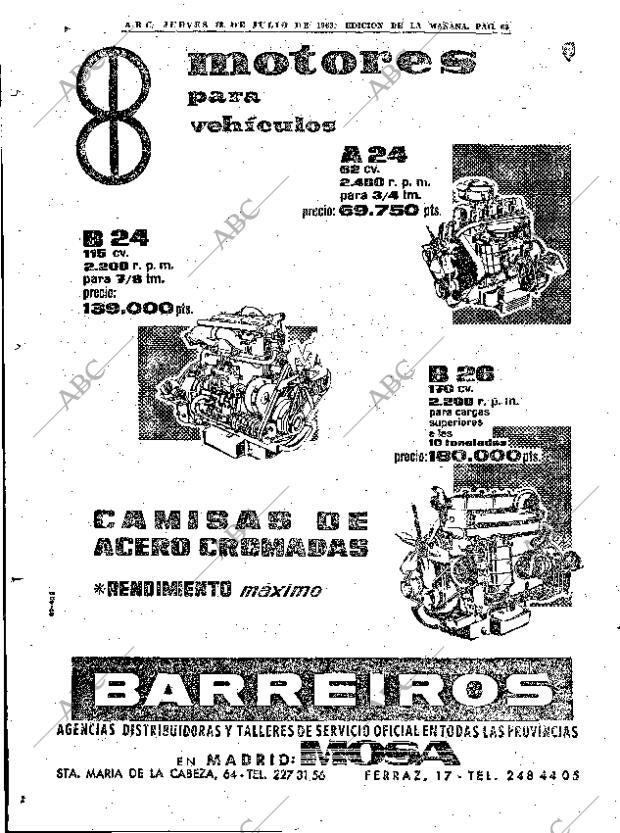 ABC MADRID 18-07-1963 página 62