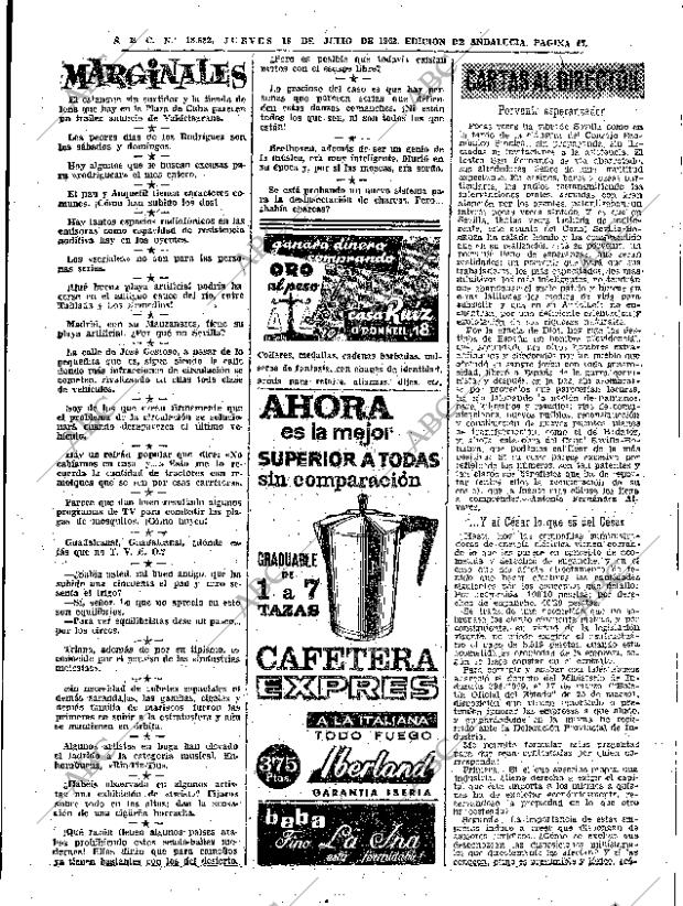 ABC SEVILLA 18-07-1963 página 47