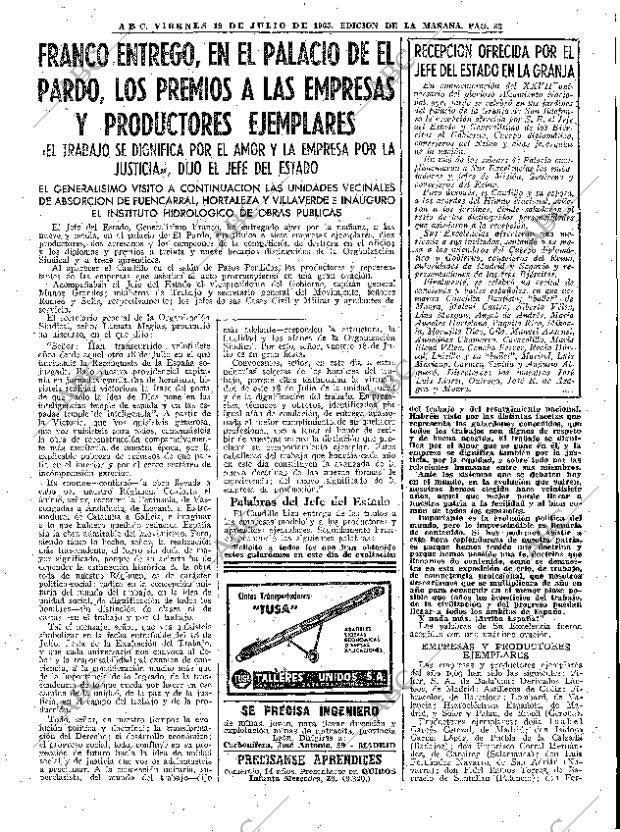 ABC MADRID 19-07-1963 página 33