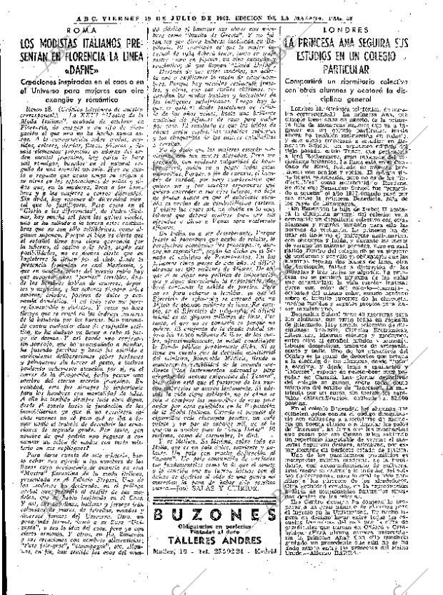 ABC MADRID 19-07-1963 página 38