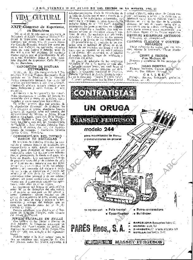 ABC MADRID 19-07-1963 página 53