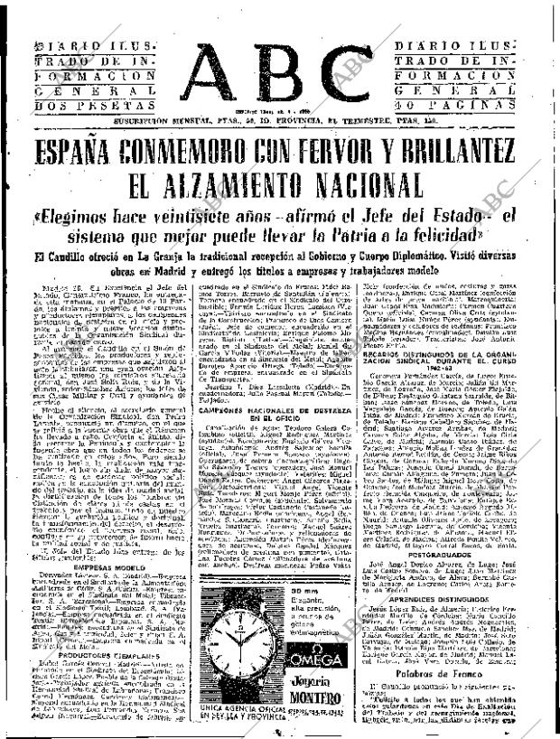 ABC SEVILLA 19-07-1963 página 15