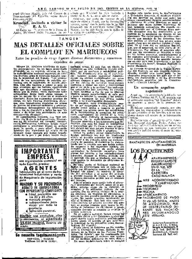 ABC MADRID 20-07-1963 página 36