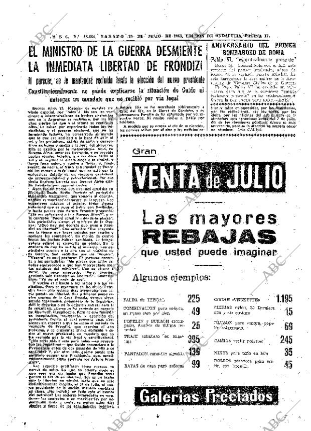 ABC SEVILLA 20-07-1963 página 17