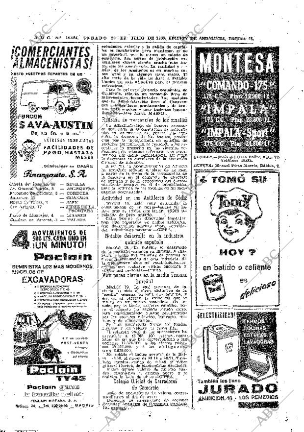 ABC SEVILLA 20-07-1963 página 22