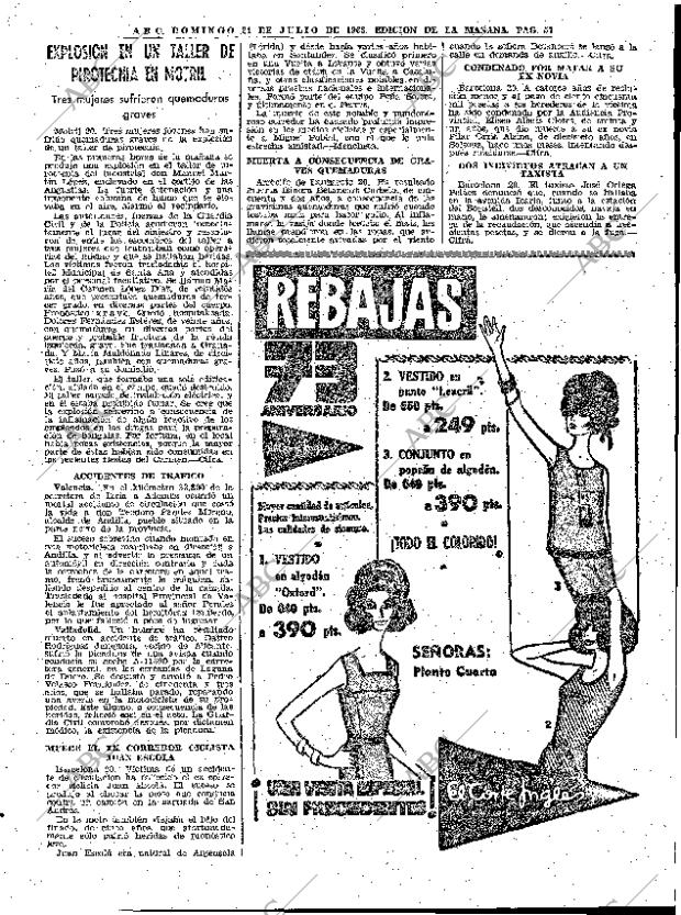 ABC MADRID 21-07-1963 página 57