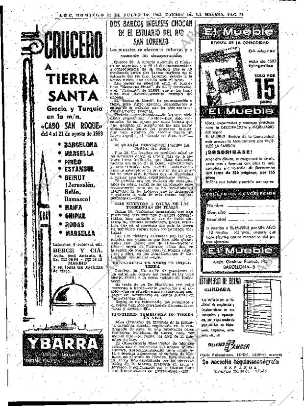 ABC MADRID 21-07-1963 página 58