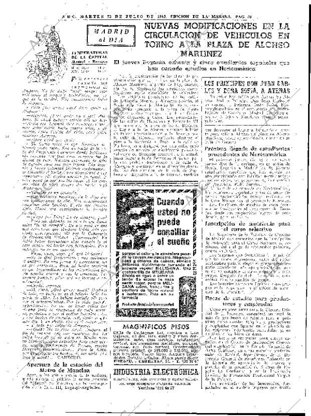 ABC MADRID 23-07-1963 página 39