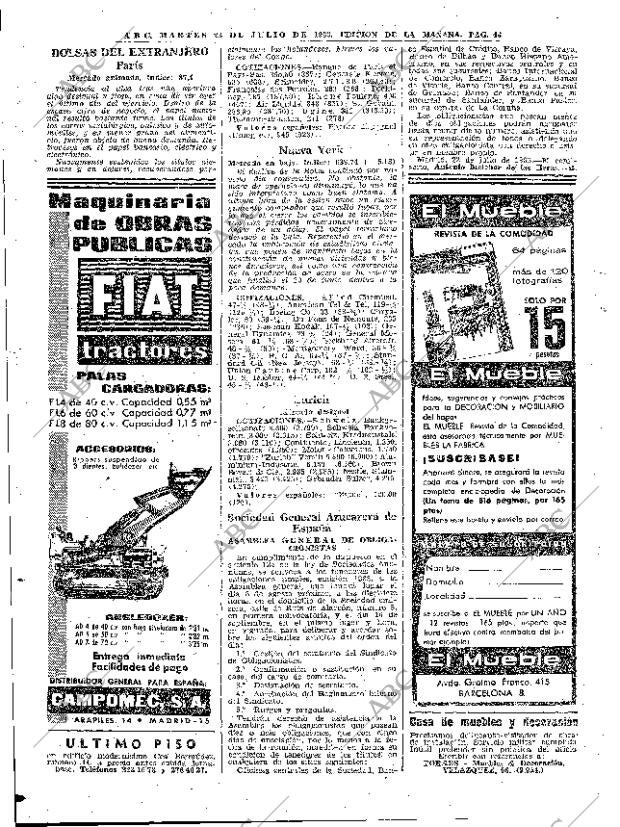 ABC MADRID 23-07-1963 página 46