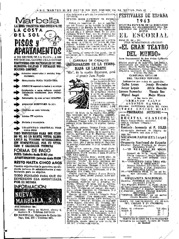 ABC MADRID 23-07-1963 página 48