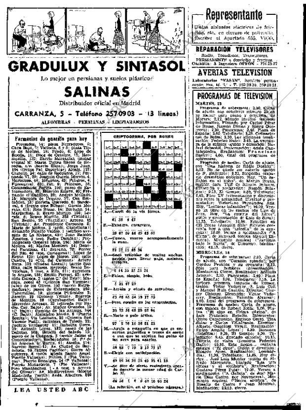 ABC MADRID 23-07-1963 página 63