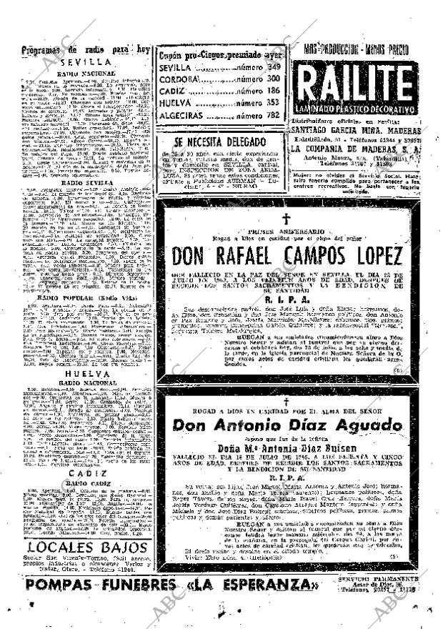 ABC SEVILLA 23-07-1963 página 50