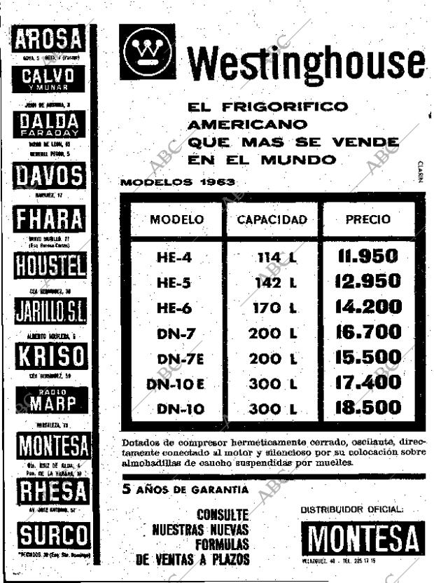 ABC MADRID 24-07-1963 página 18