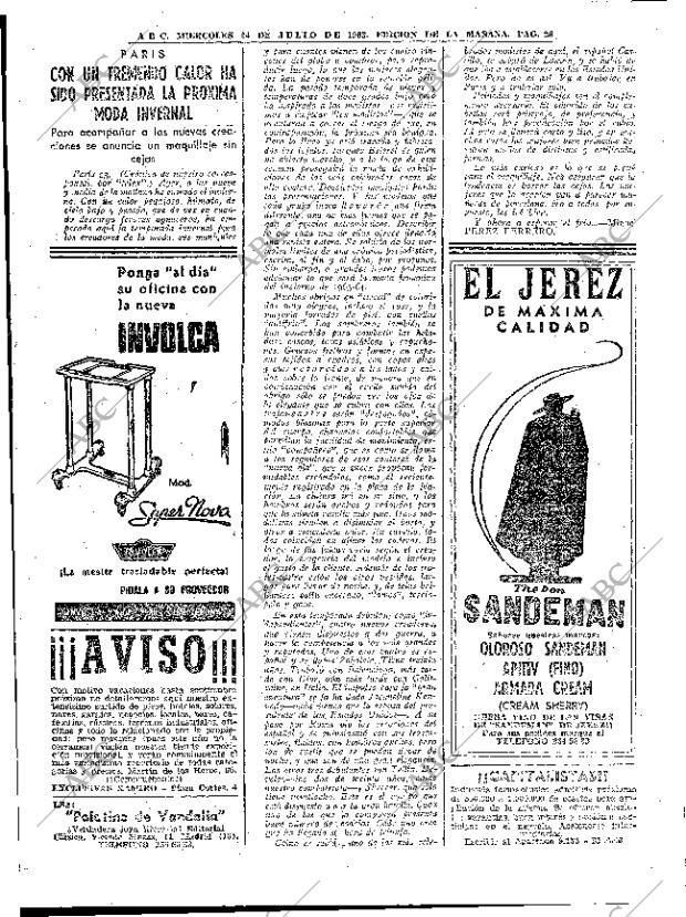 ABC MADRID 24-07-1963 página 28