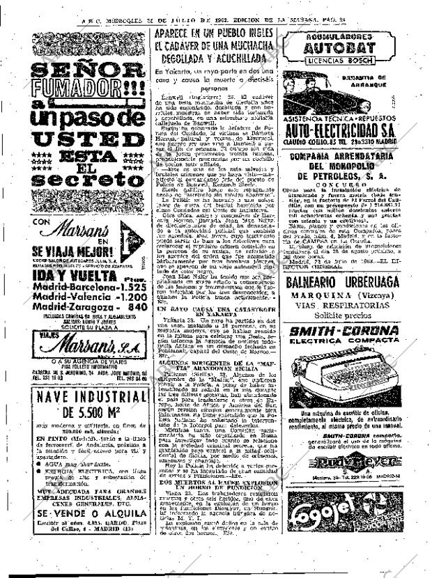 ABC MADRID 24-07-1963 página 34