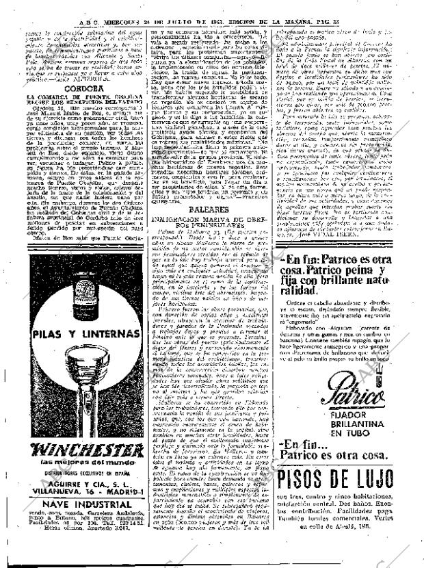 ABC MADRID 24-07-1963 página 36