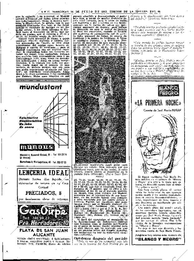 ABC MADRID 24-07-1963 página 48