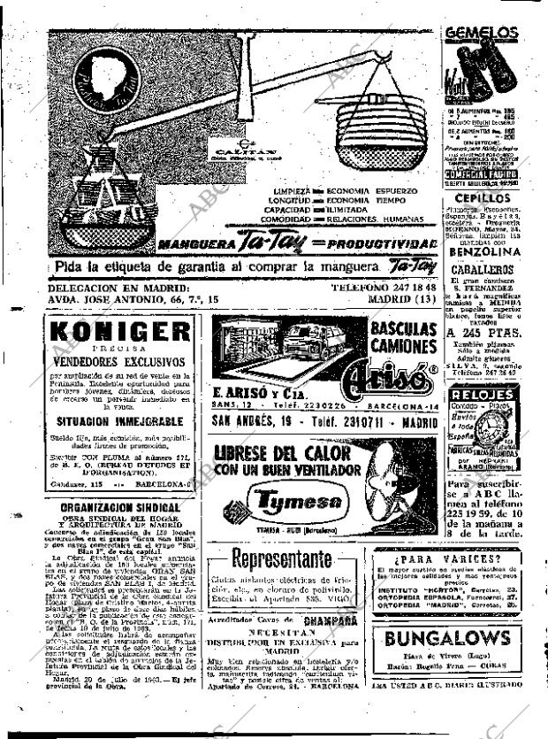 ABC MADRID 24-07-1963 página 62