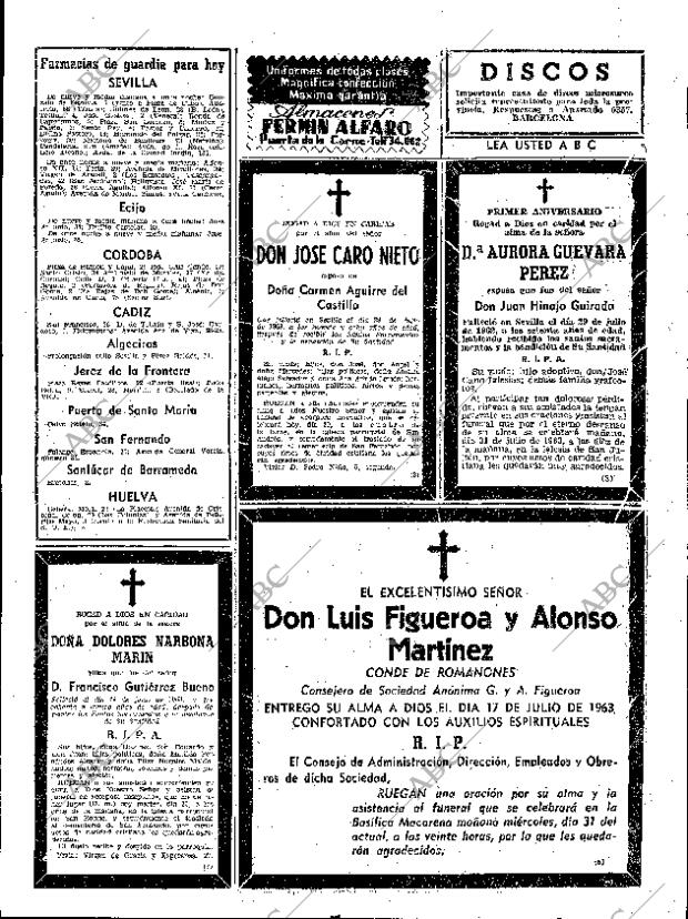 ABC SEVILLA 30-07-1963 página 45