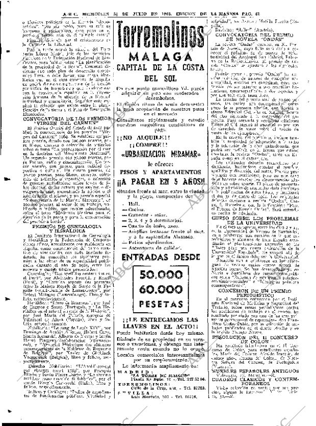 ABC MADRID 31-07-1963 página 42