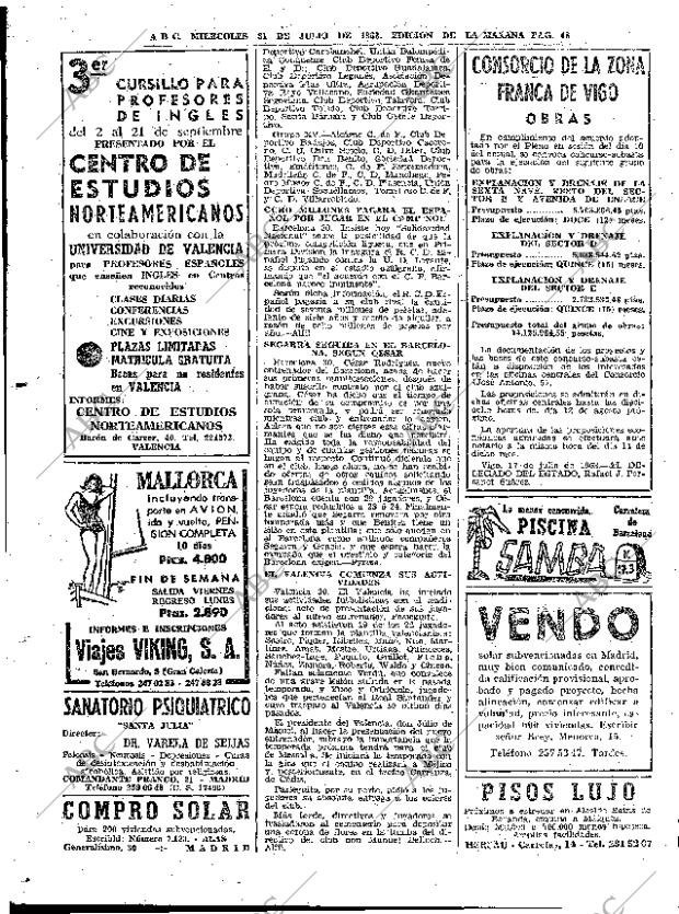 ABC MADRID 31-07-1963 página 48