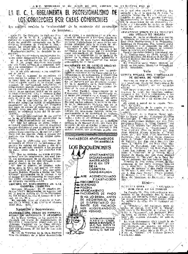 ABC MADRID 31-07-1963 página 49