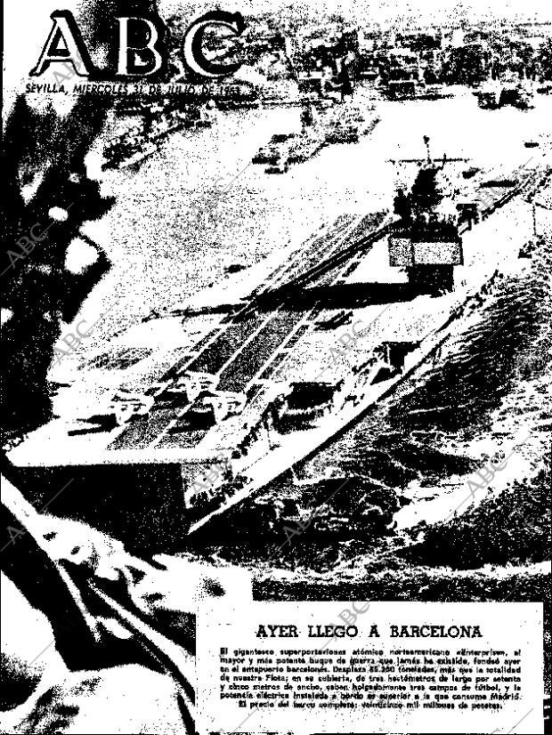 ABC SEVILLA 31-07-1963 página 1