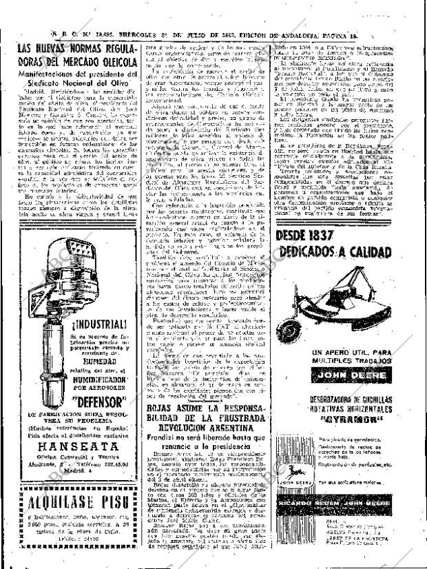 ABC SEVILLA 31-07-1963 página 18