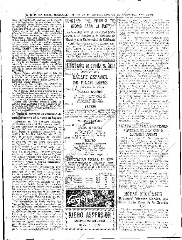ABC SEVILLA 31-07-1963 página 22
