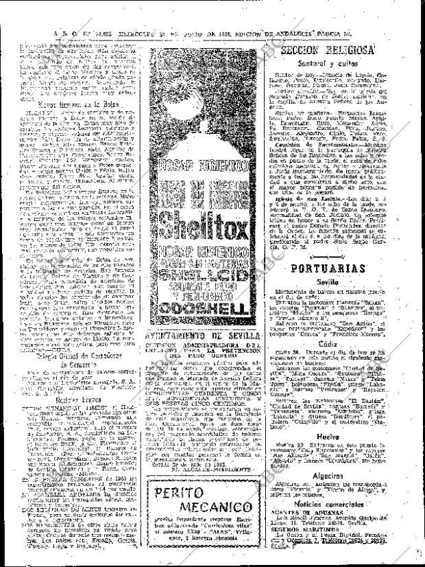 ABC SEVILLA 31-07-1963 página 26