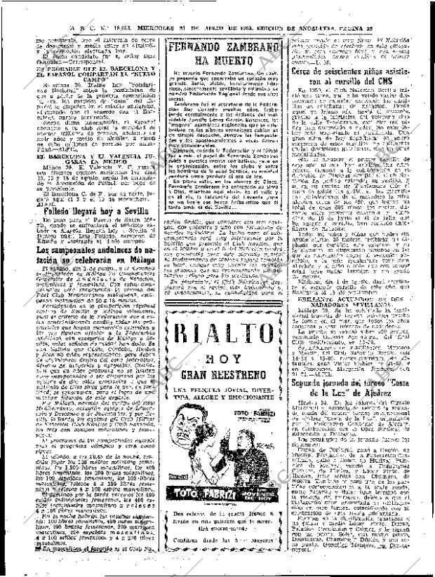 ABC SEVILLA 31-07-1963 página 32