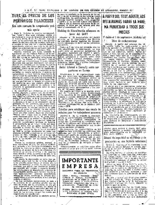ABC SEVILLA 03-08-1963 página 19
