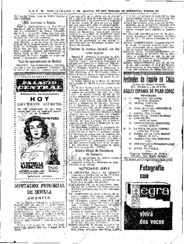 ABC SEVILLA 03-08-1963 página 20