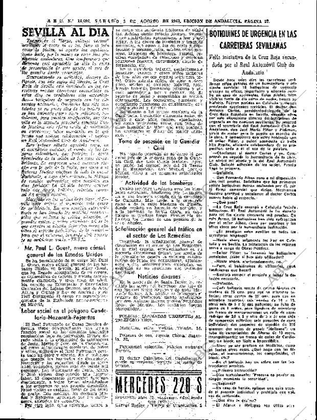 ABC SEVILLA 03-08-1963 página 25